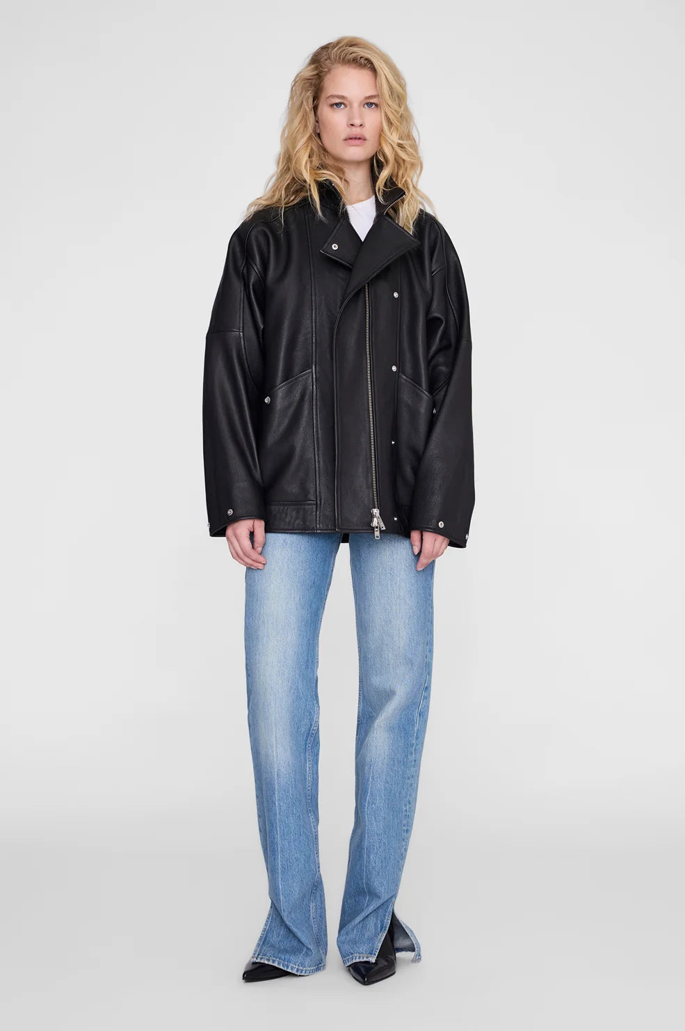 Sandy Jacket in Black Leather