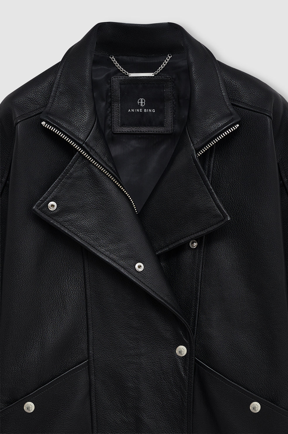 Sandy Jacket in Black Leather