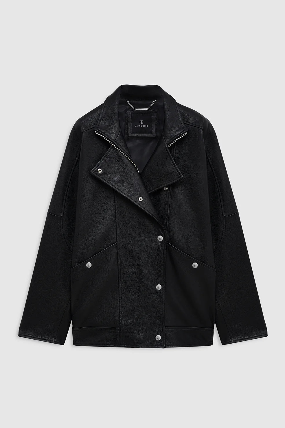 Sandy Jacket in Black Leather