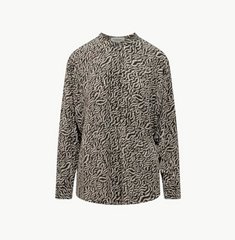 Catchell Top in Ecru/Black - 40