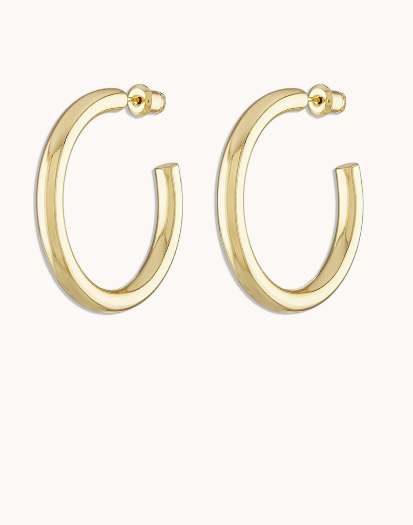Everynight Hoop Earrings in Gold