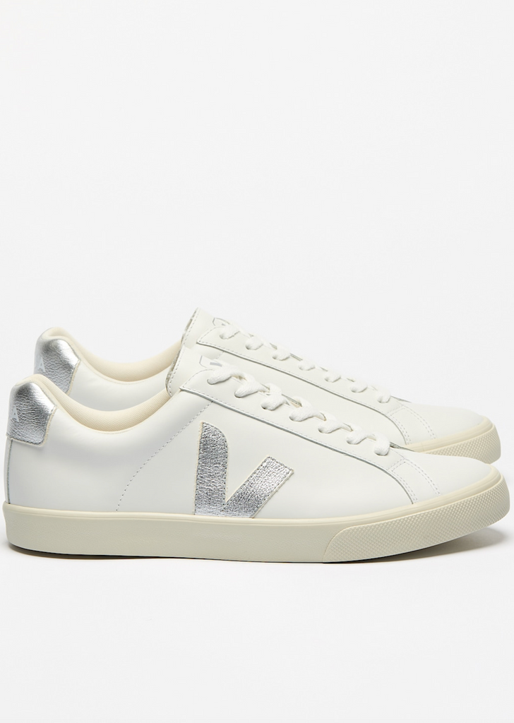 Esplar Leather White Silver
