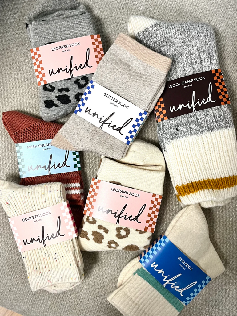 Confetti Socks in Coal