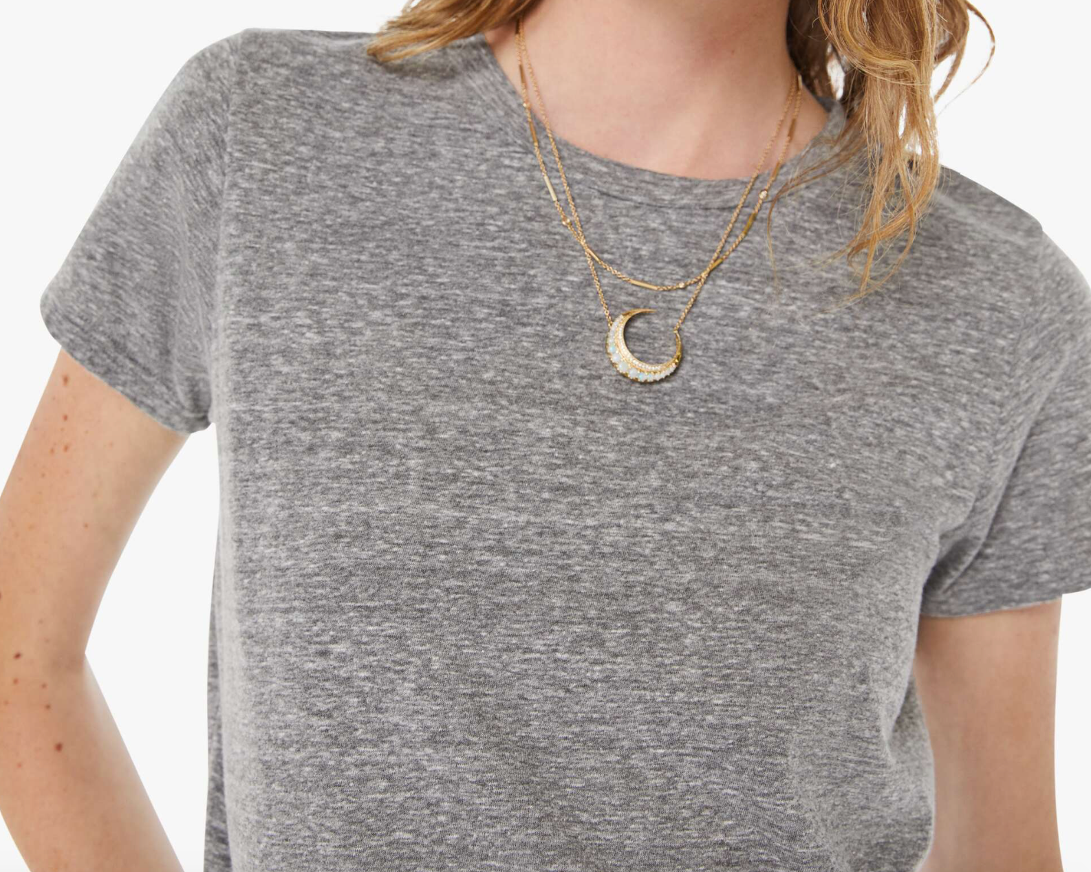 The Lil Goodie Goodie in Heather Grey