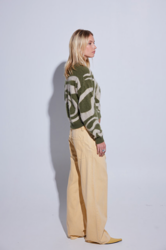 Brushed Avalanche Polo Jacket in Woodland Waves