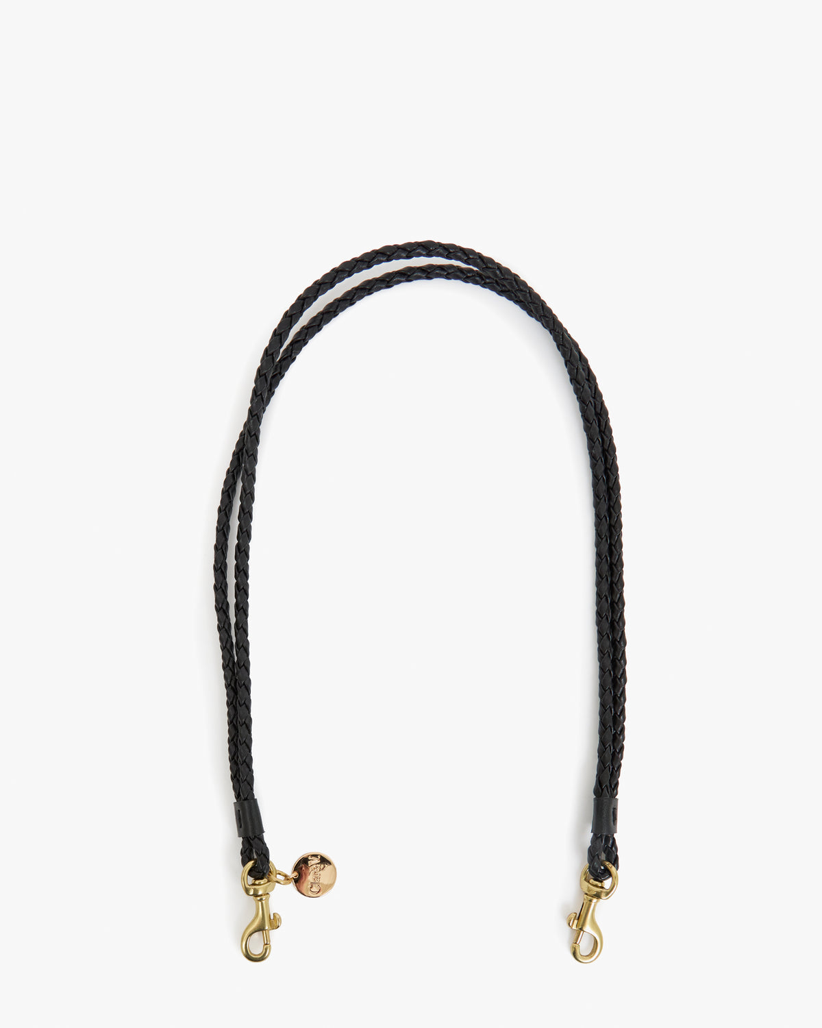 Shoulder Strap in Black Petite Double Braids