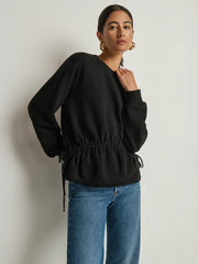 Sissy Sweatshirt in Jet Black - s