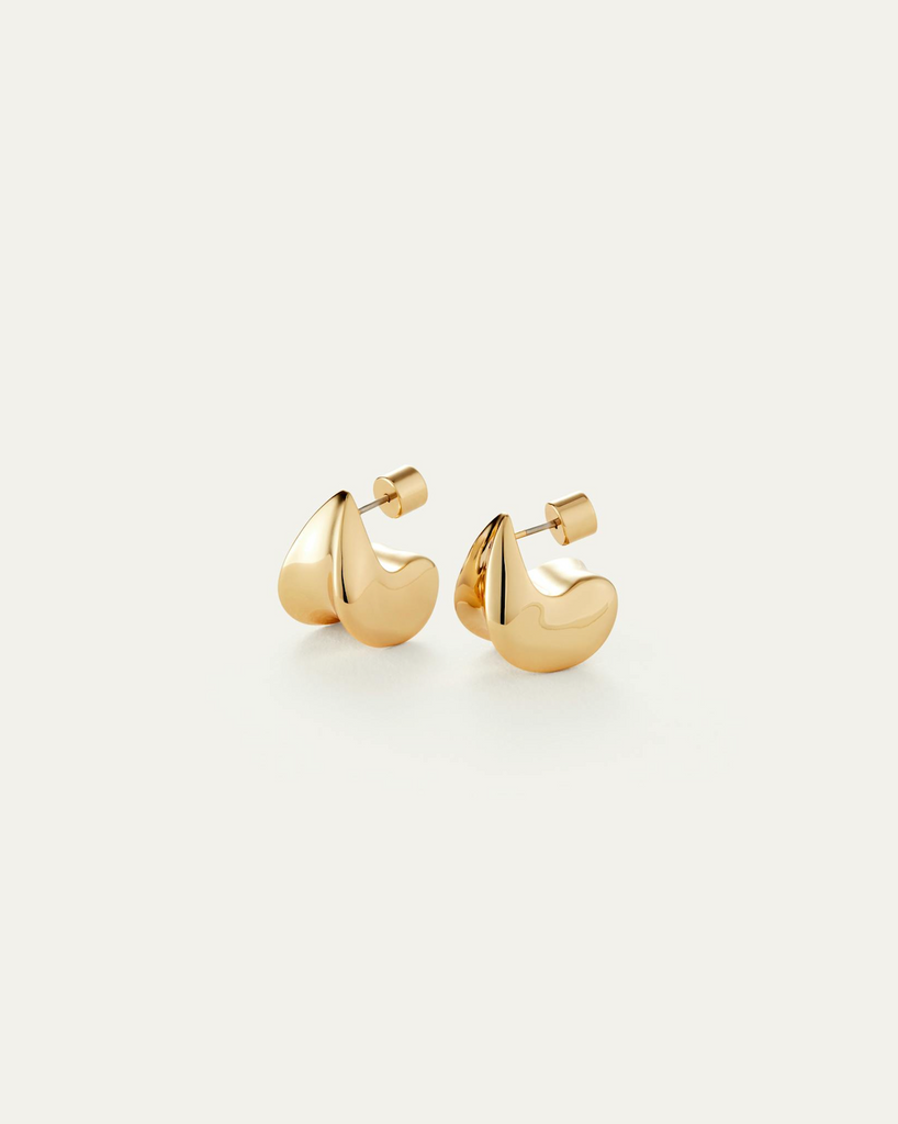 Small Paige Puffs in Gold