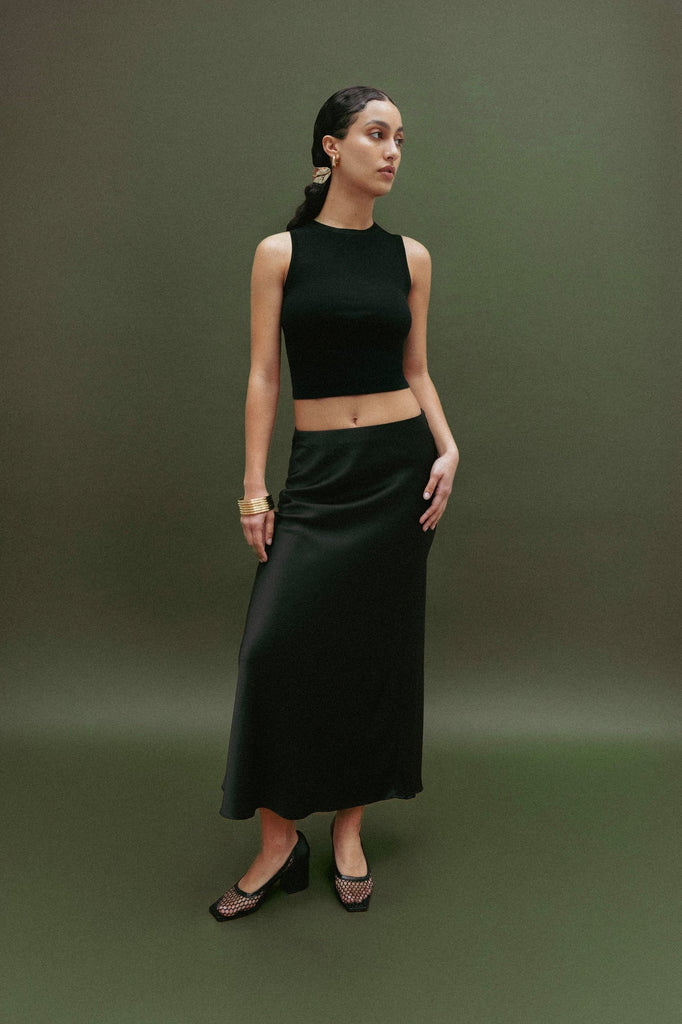 Nova Balles Black Mesh Pumps