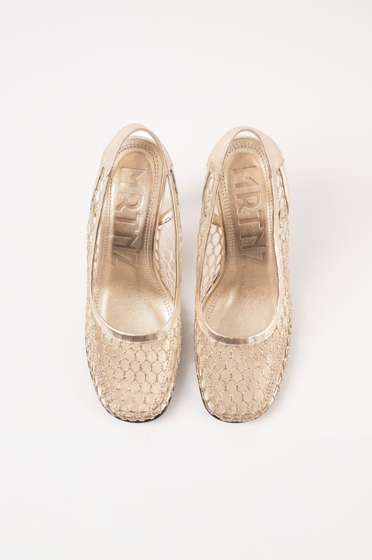 Beatriz Gold Mesh Pumps