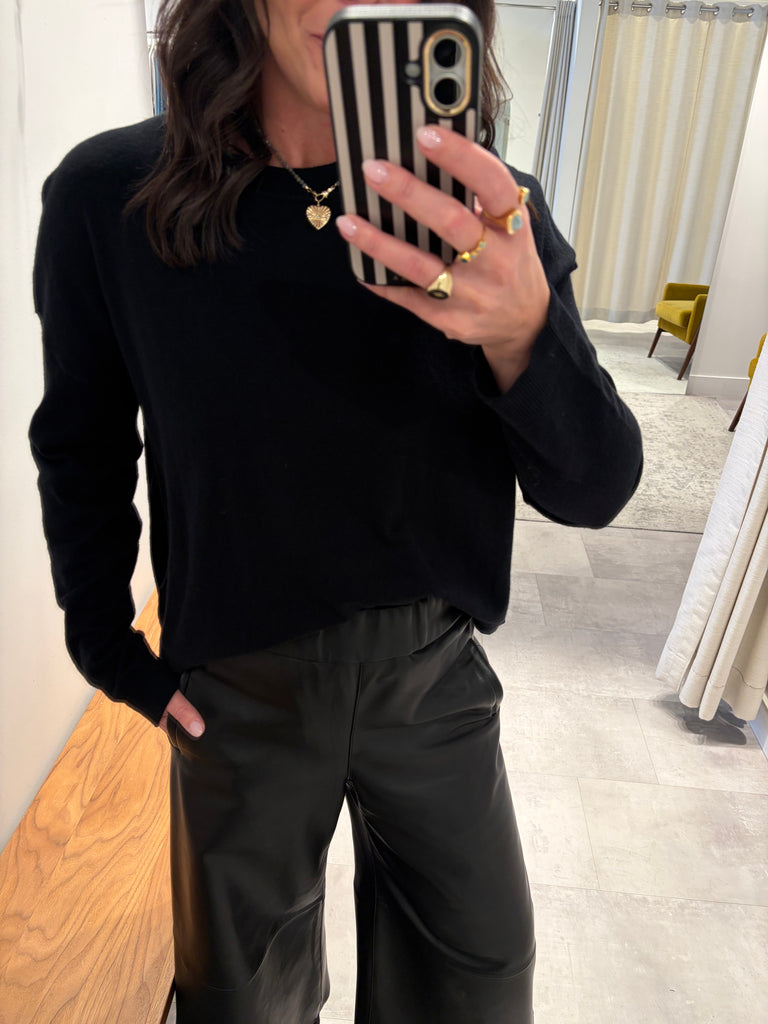 Sparrow Sweater in Black