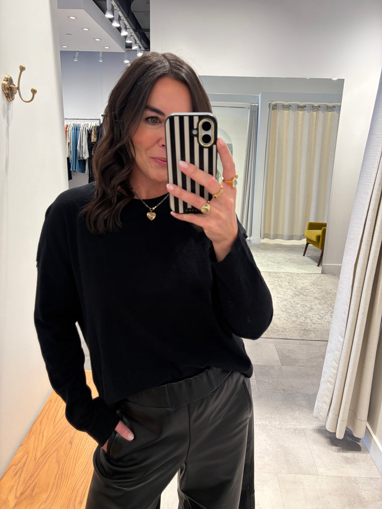 Sparrow Sweater in Black