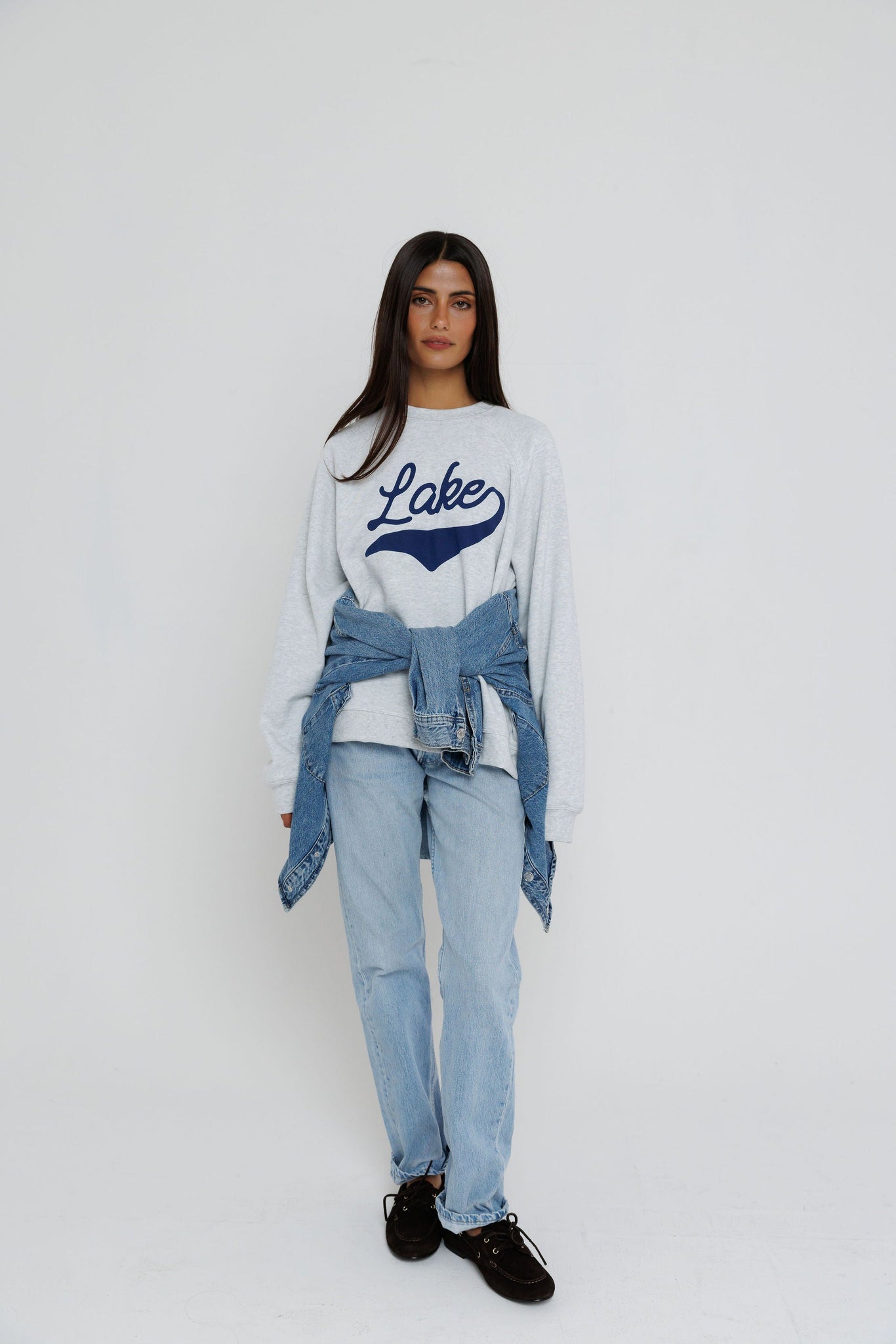 Lake Raglan Sweatshirt in Heather Ash
