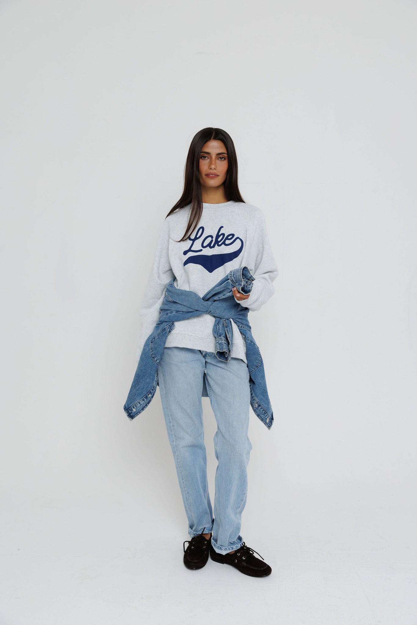 Lake Raglan Sweatshirt in Heather Ash