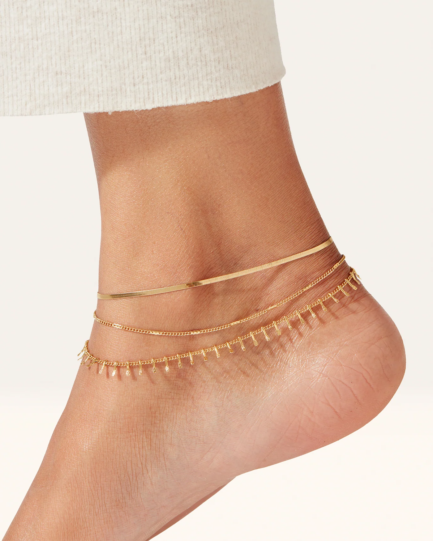 Surfside Anklet in Gold