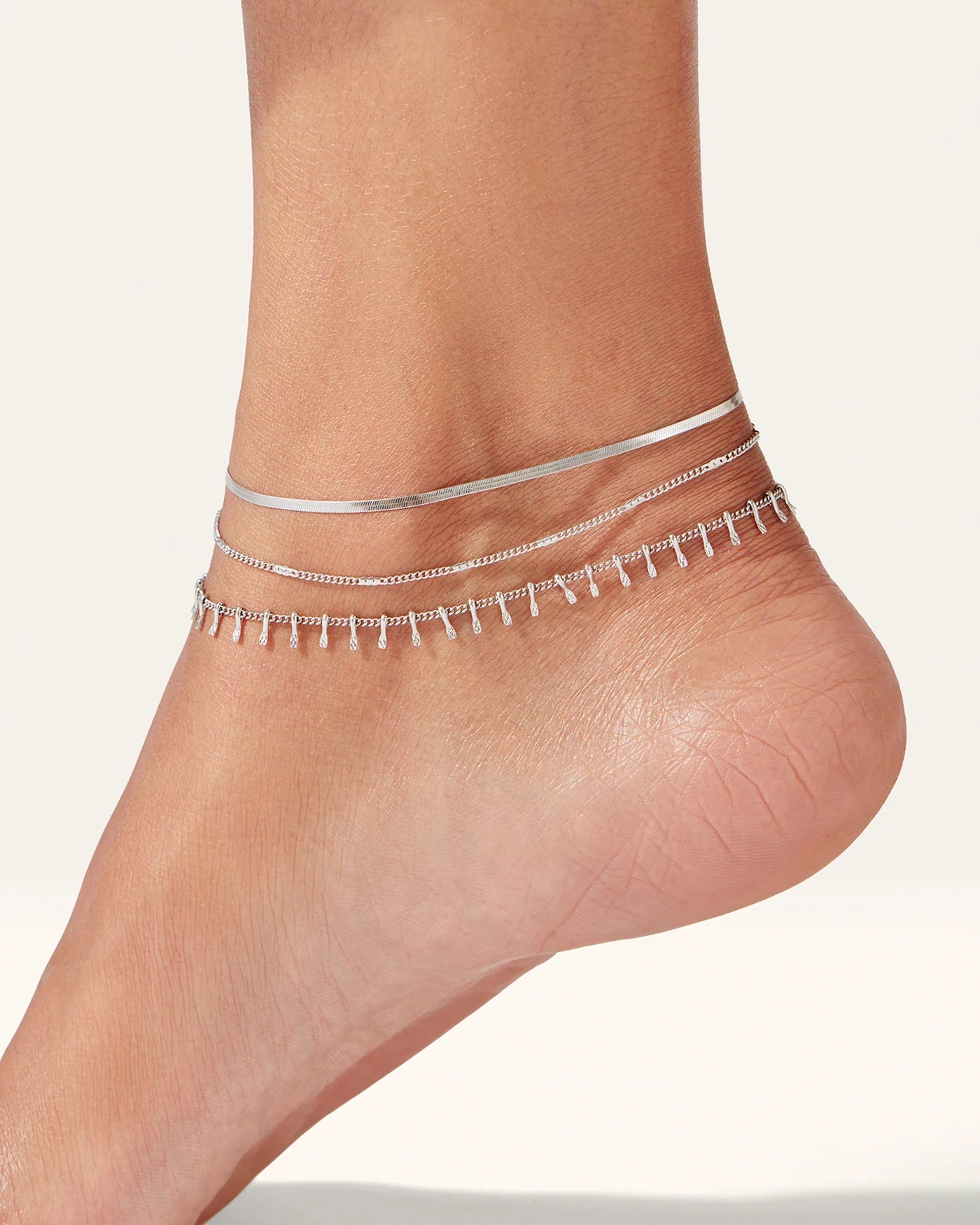 Surfside Anklet in Silver
