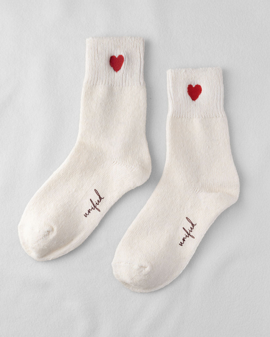 Sweetheart Socks in Oat Milk
