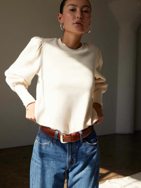 Taylor Sweatshirt in Parchment
