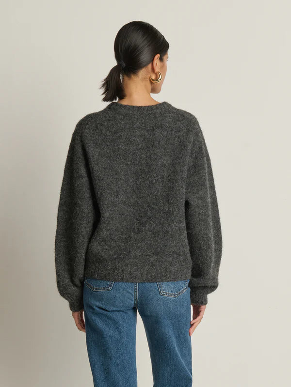 Tessa Cardigan in Heather Charcoal