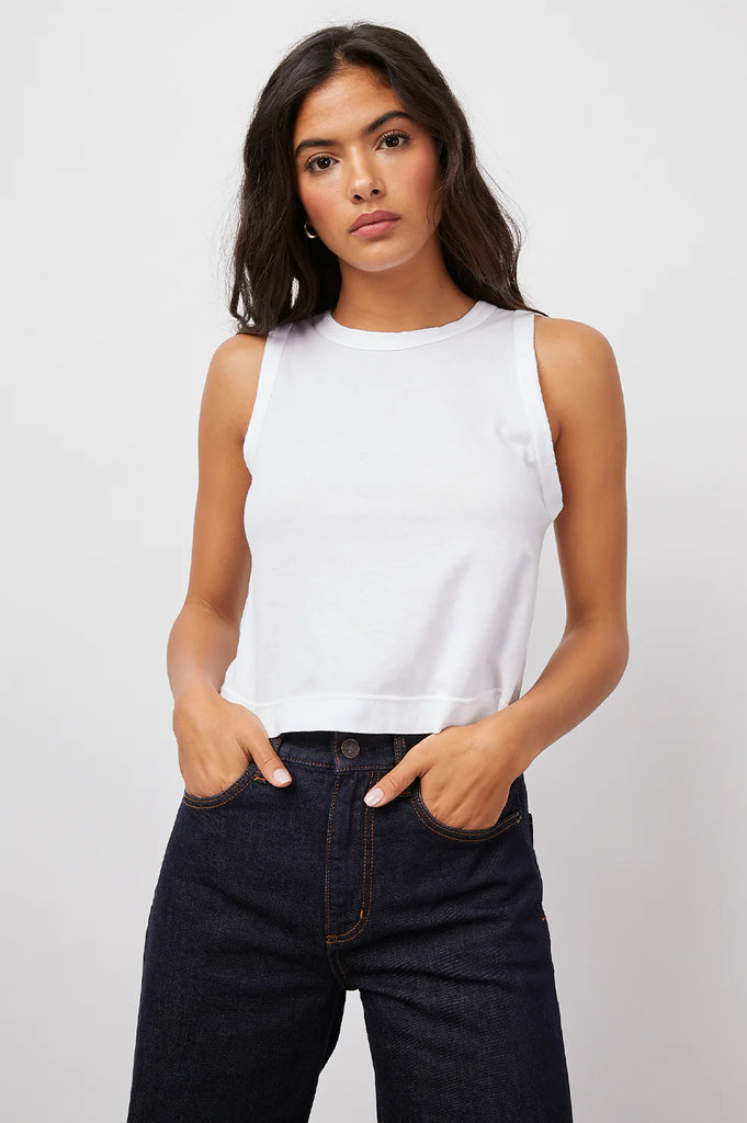 The Boxy Tank in White