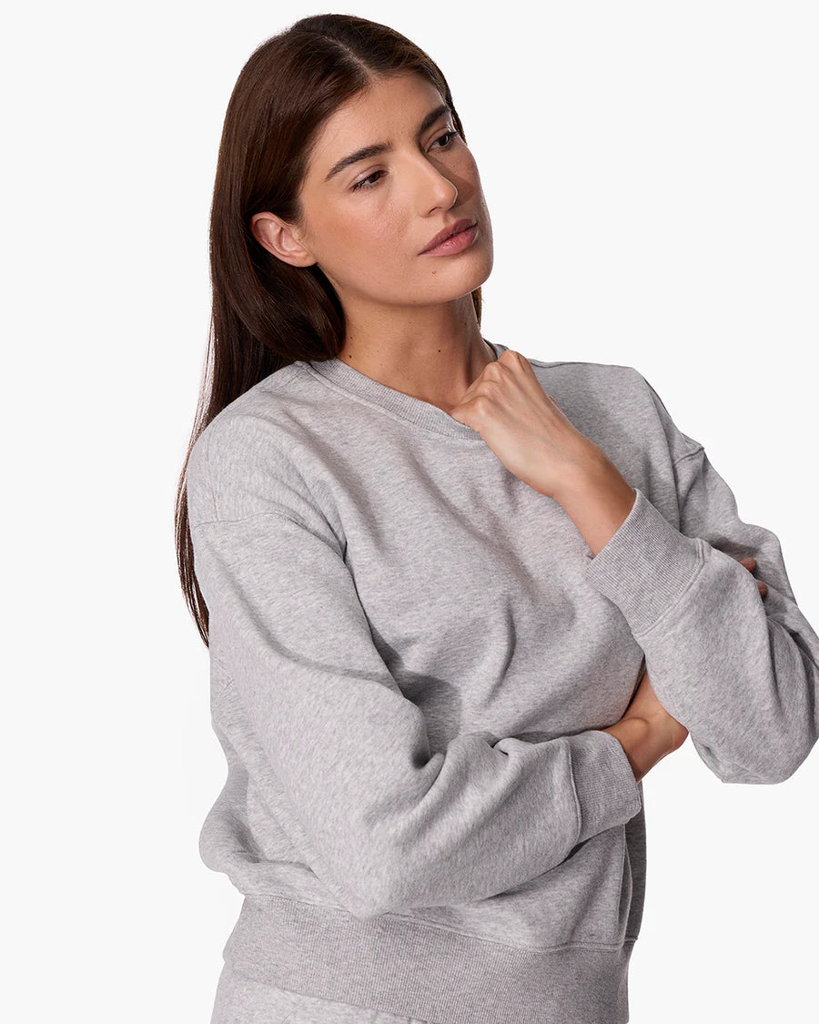 CloudSoft Crew in Heather Grey