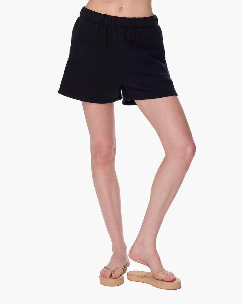 CloudSoft Sweat Short in Black