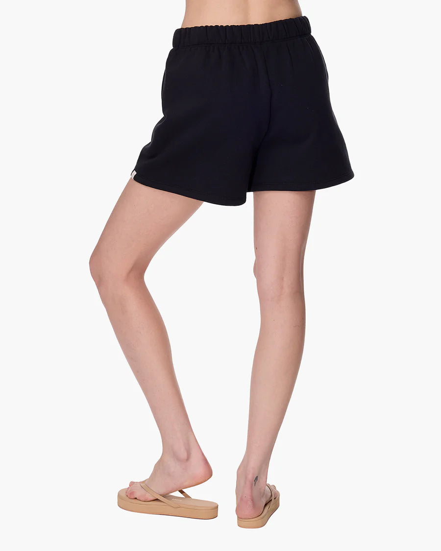 CloudSoft Sweat Short in Black
