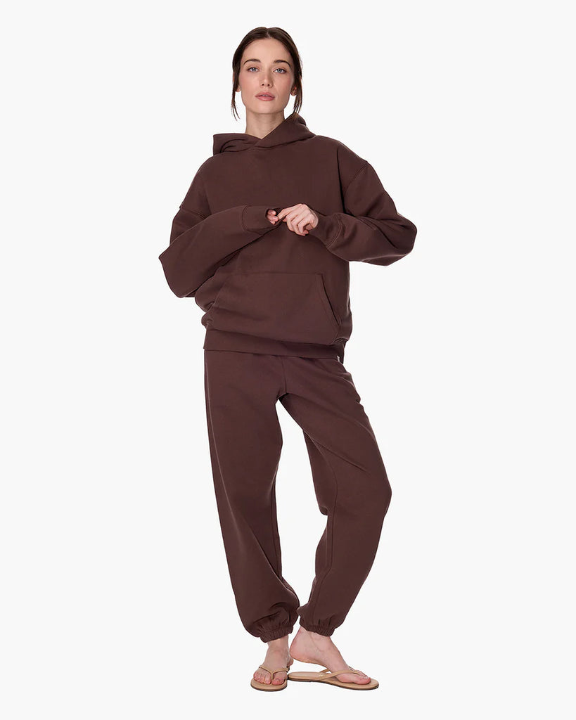 Cloudsoft Pullover Hoodie in Dark Chocolate