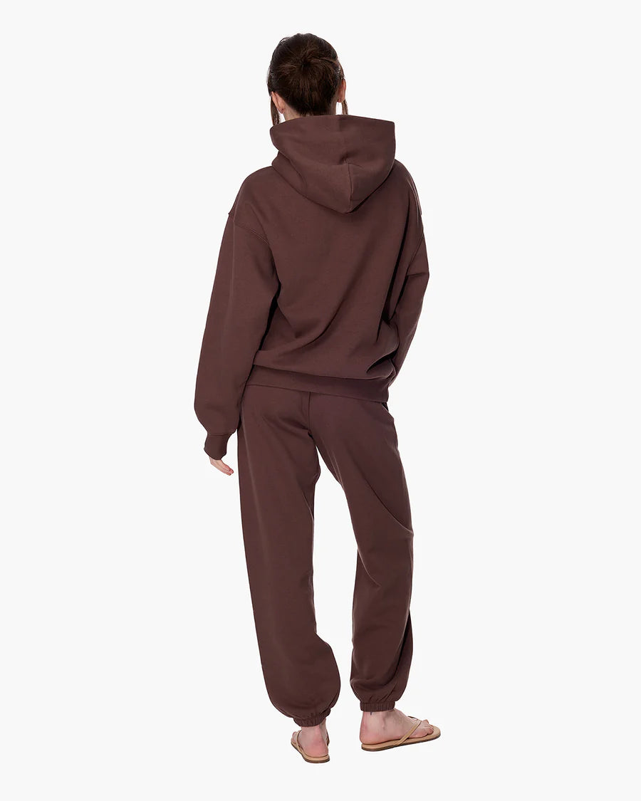 Cloudsoft Pullover Hoodie in Dark Chocolate