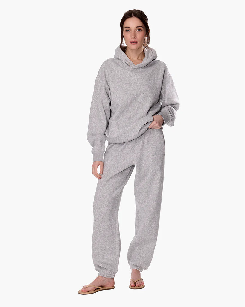 Cloudsoft Pullover Hoodie in Heather Grey