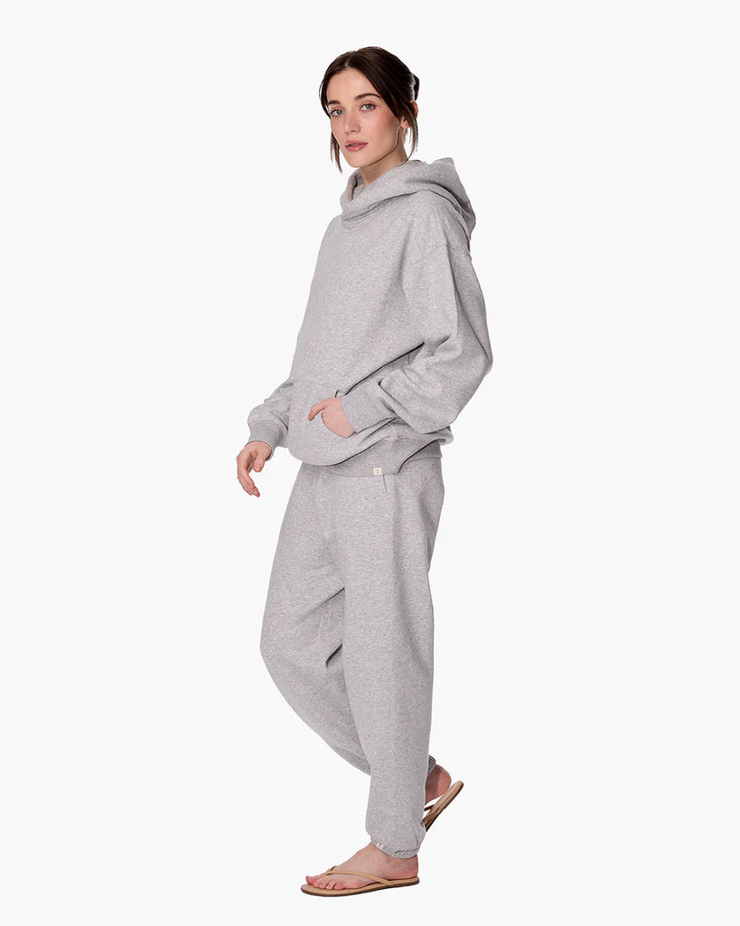 Cloudsoft Pullover Hoodie in Heather Grey