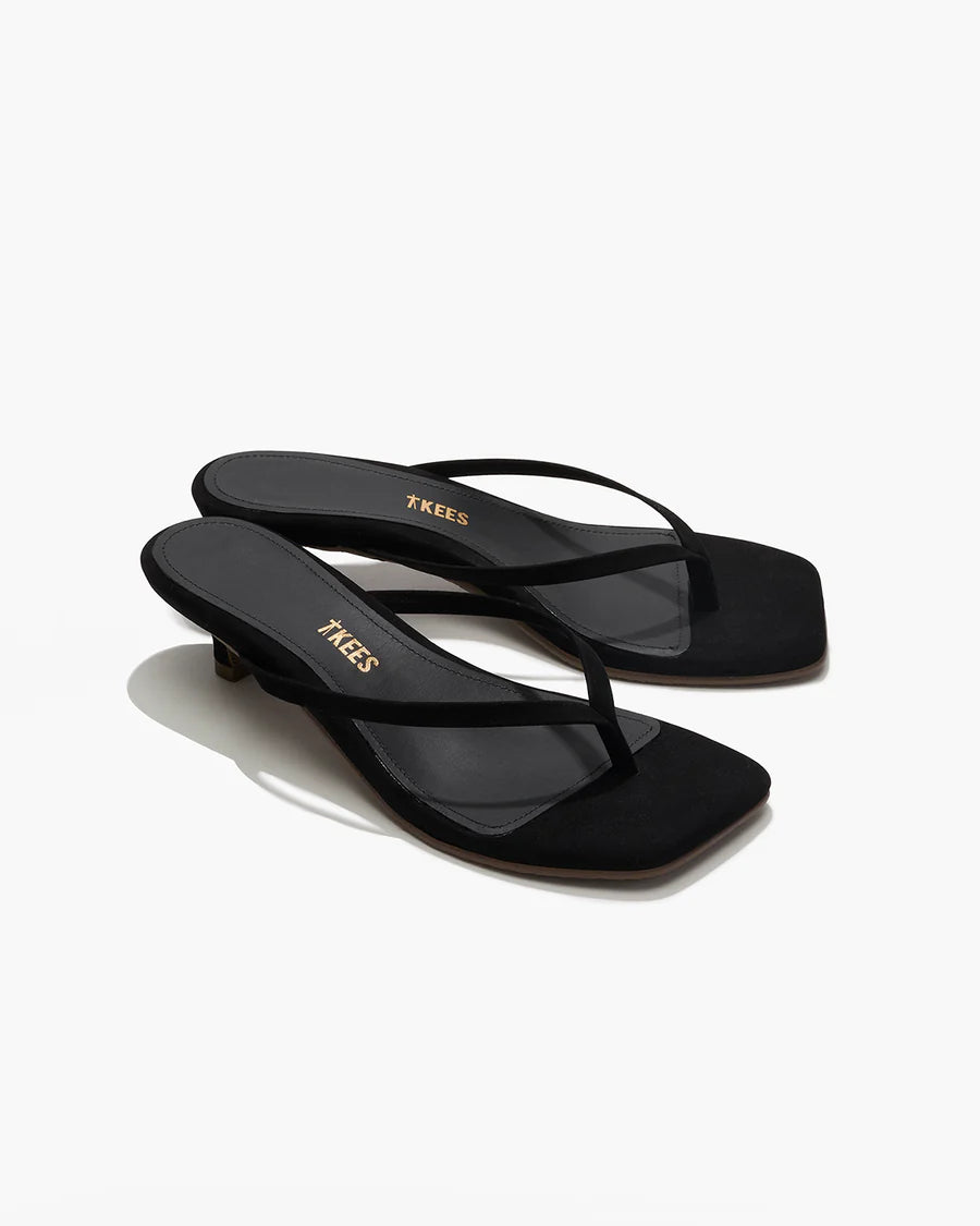Square Toe Julia Suede in Sable