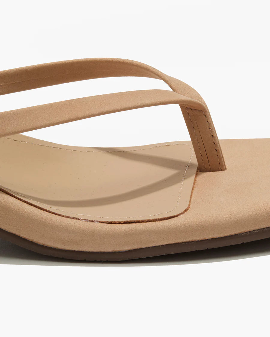Square Toe Julia Suede in Sunkissed