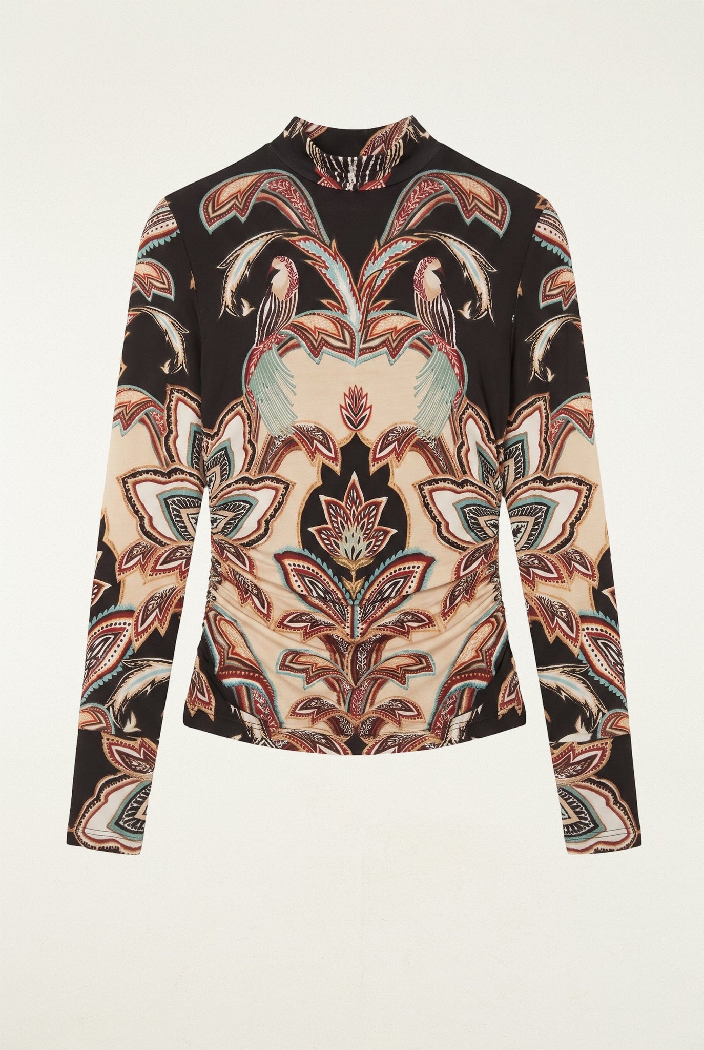 Tapestry Dream Long Sleeve Jersey Blouse