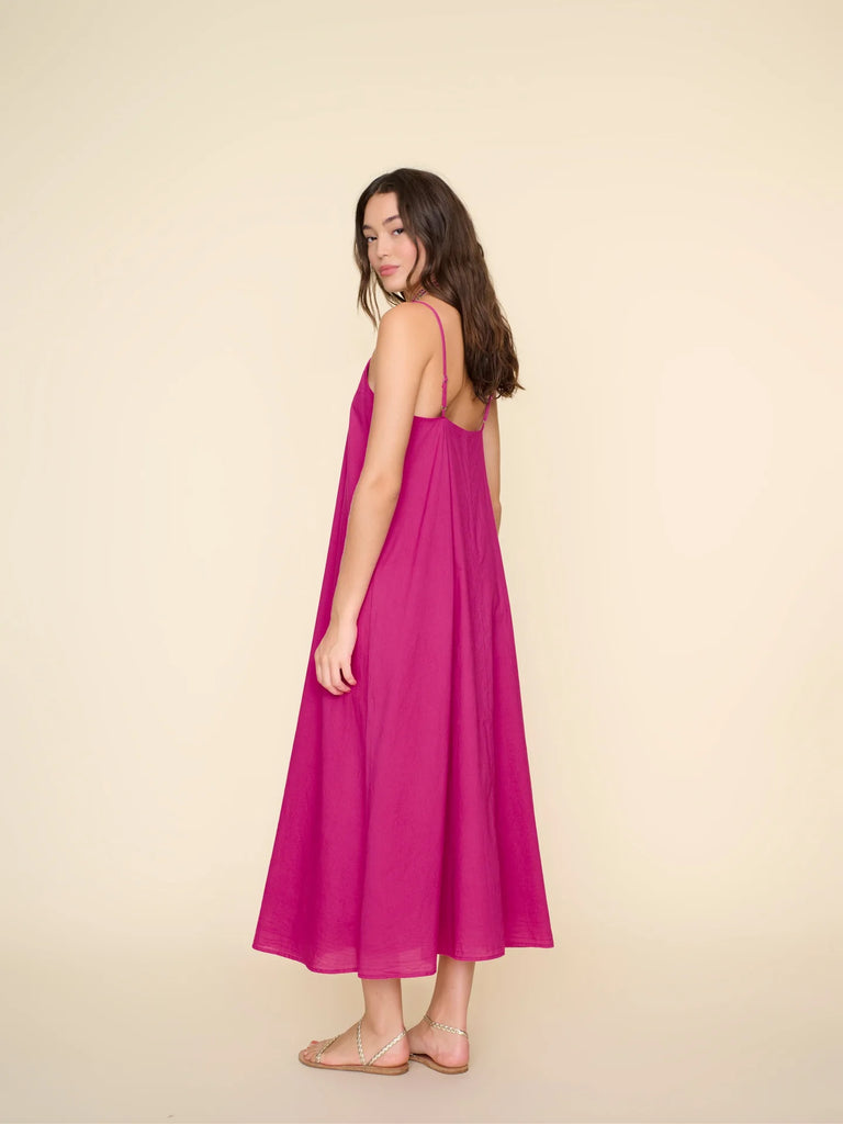Teague Dress in Pink Plum