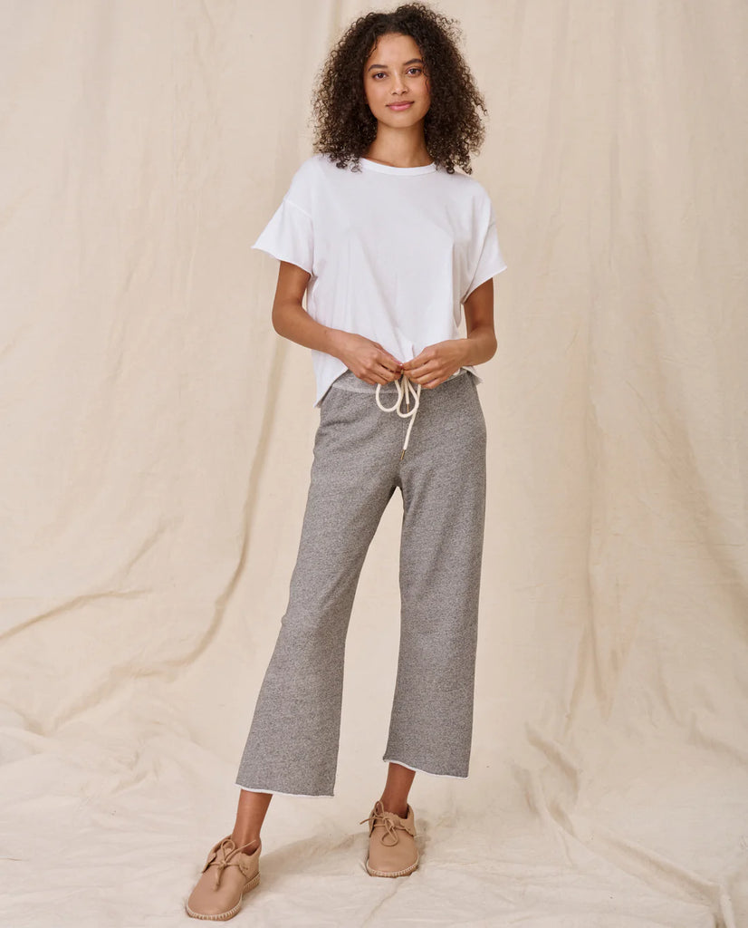 The Crop Tee. White