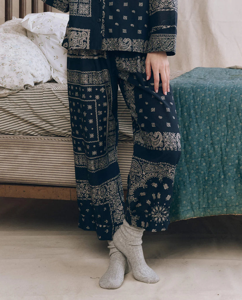 The Easy Sleep Pant. Bandana Patchwork