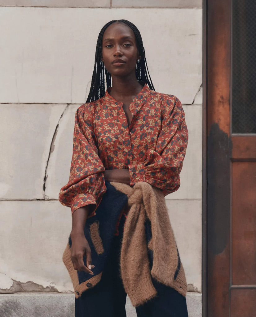 The Ashland Top. Gilded Poppy