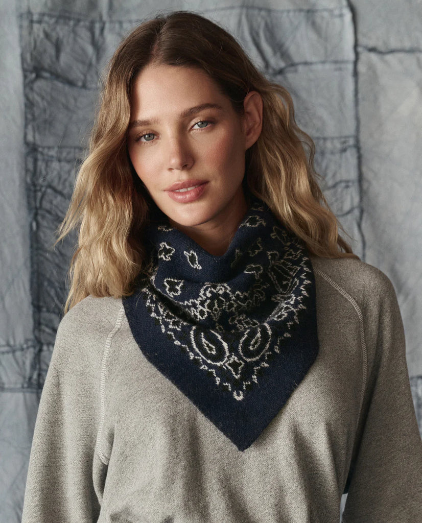 The Bandana Kerchief. Navy
