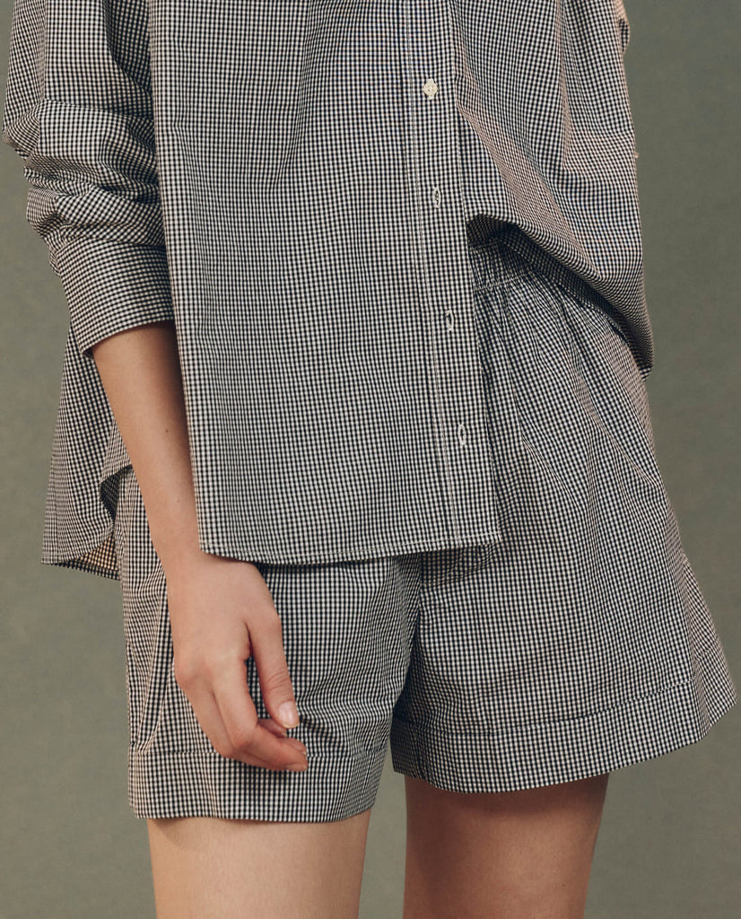 The Boxer Short. Black and White Gingham