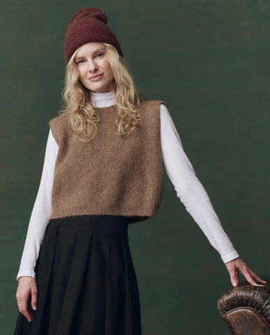 The Brushed Melange Sweater. Doe