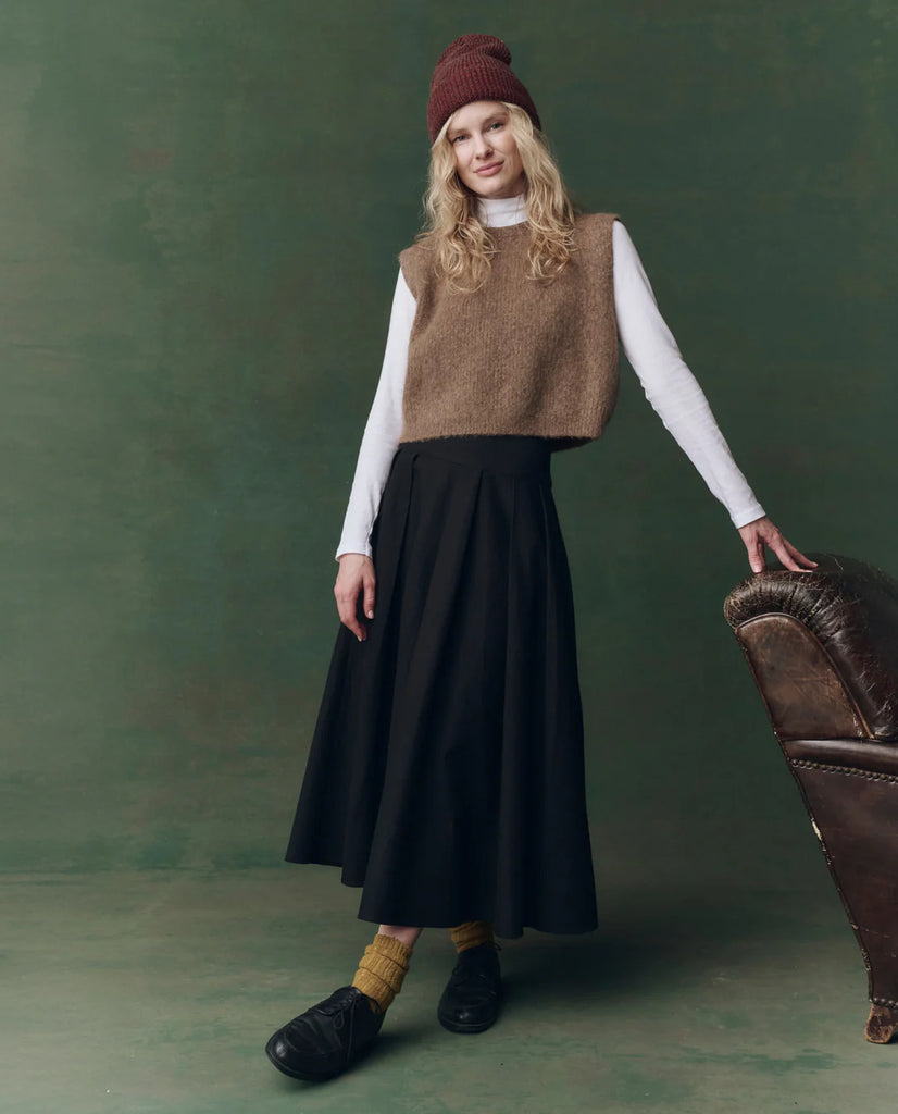 The Brushed Melange Sweater. Doe