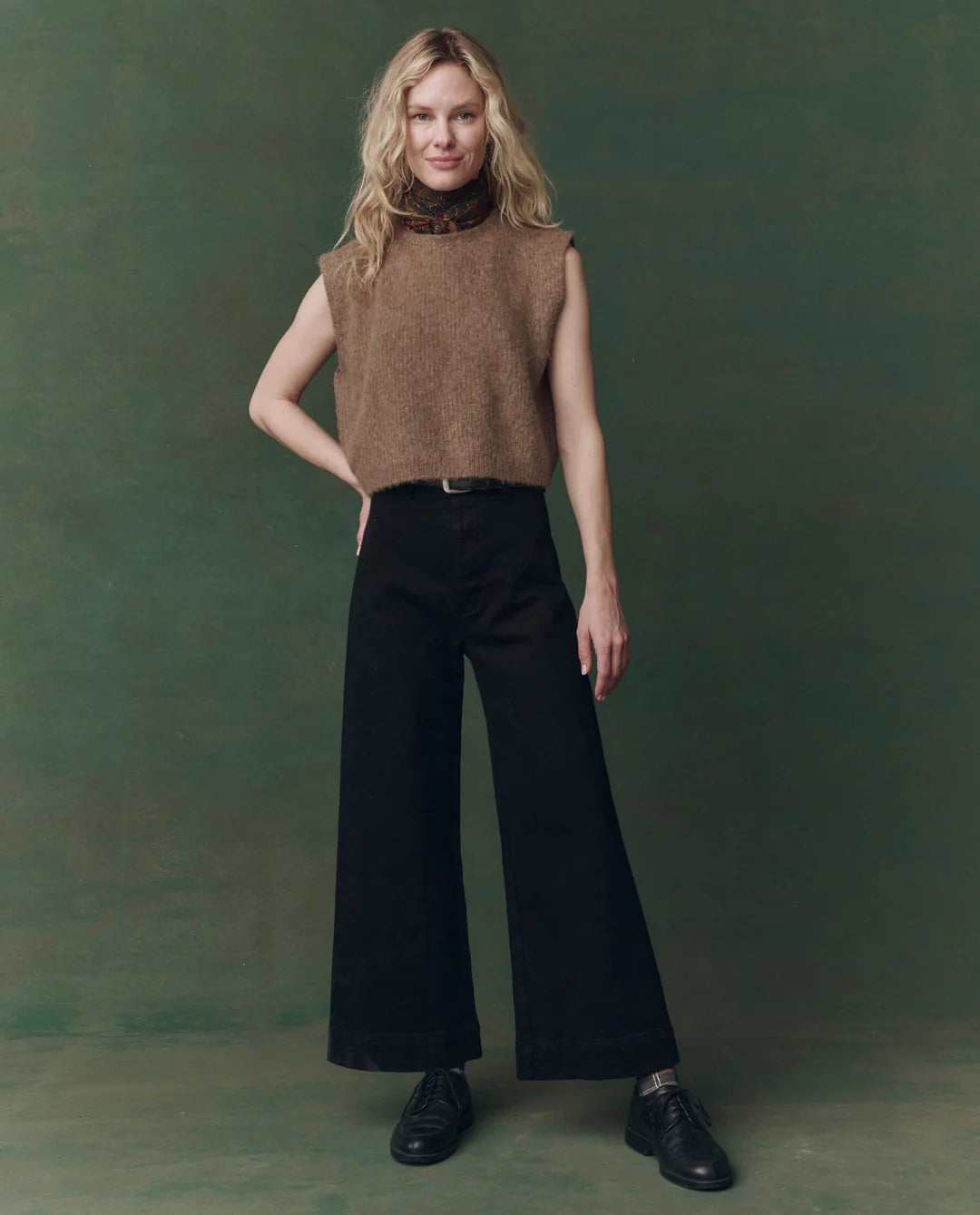 The Brushed Melange Sweater. Doe
