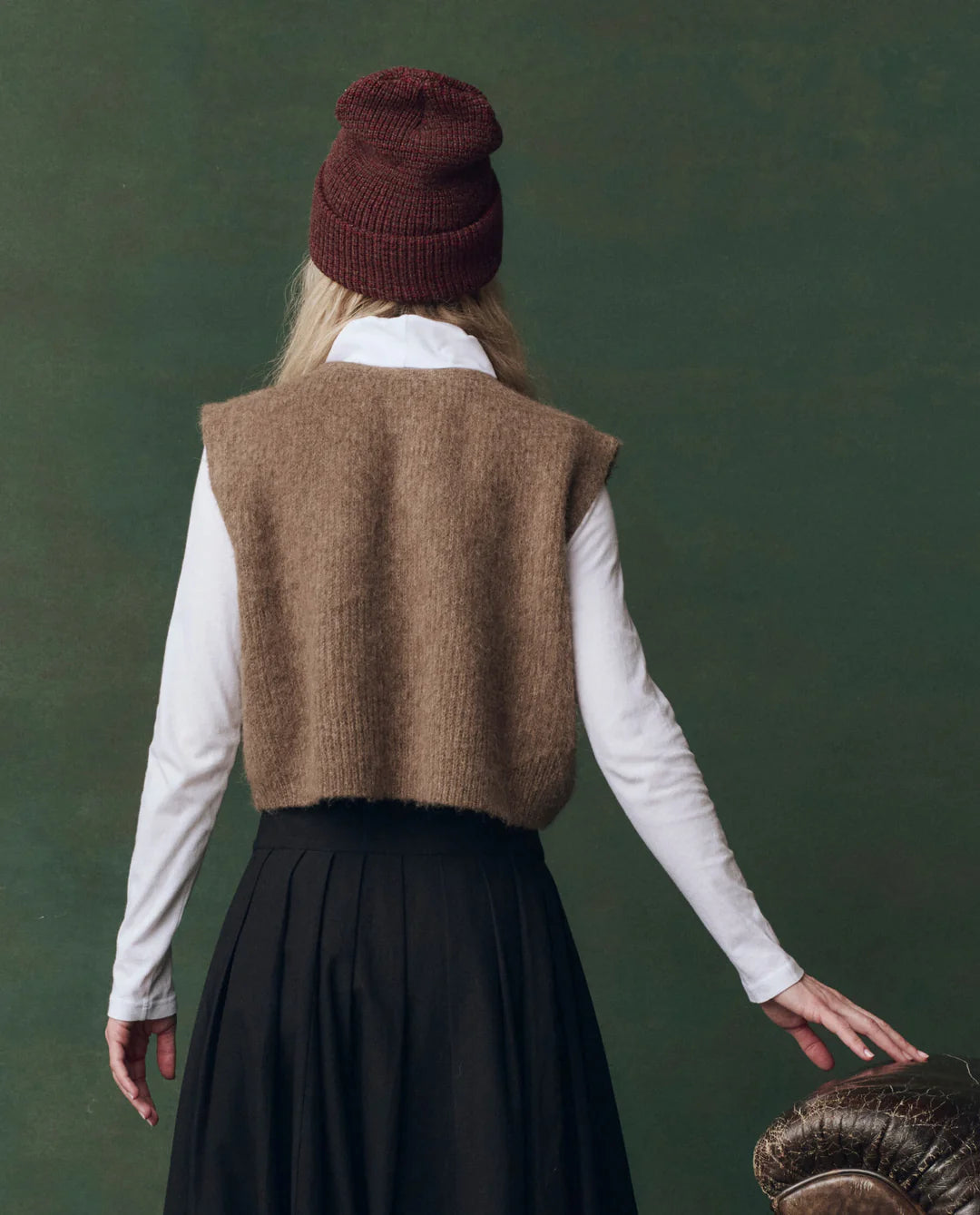 The Brushed Melange Sweater. Doe