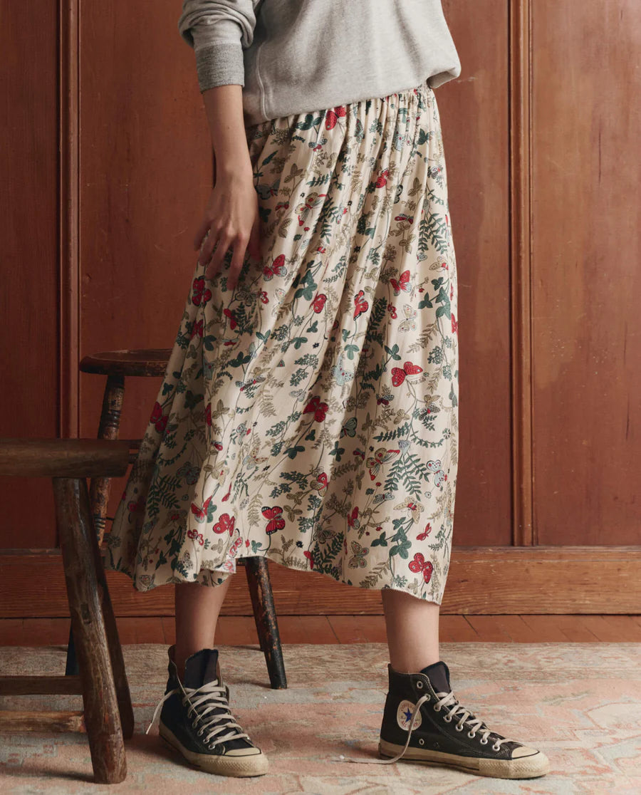 The Canary Skirt. Floating Butterfly