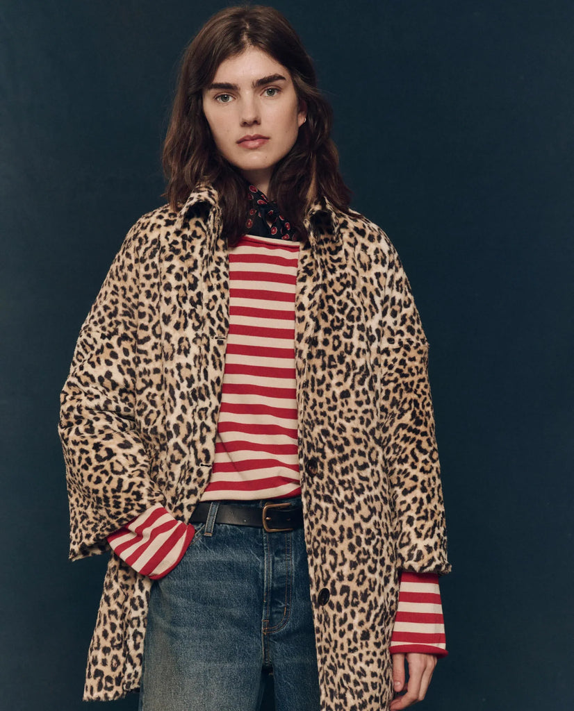 The Car Coat. Vintage Leopard