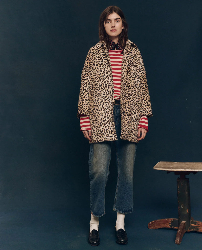 The Car Coat. Vintage Leopard