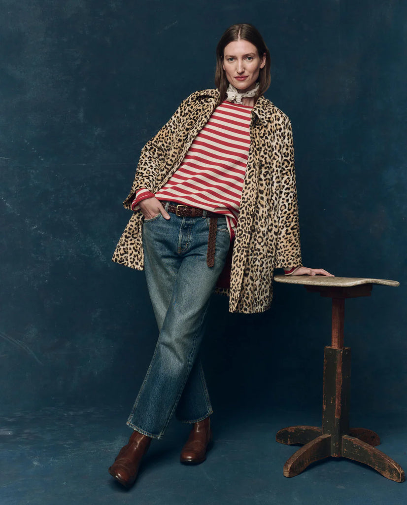 The Car Coat. Vintage Leopard