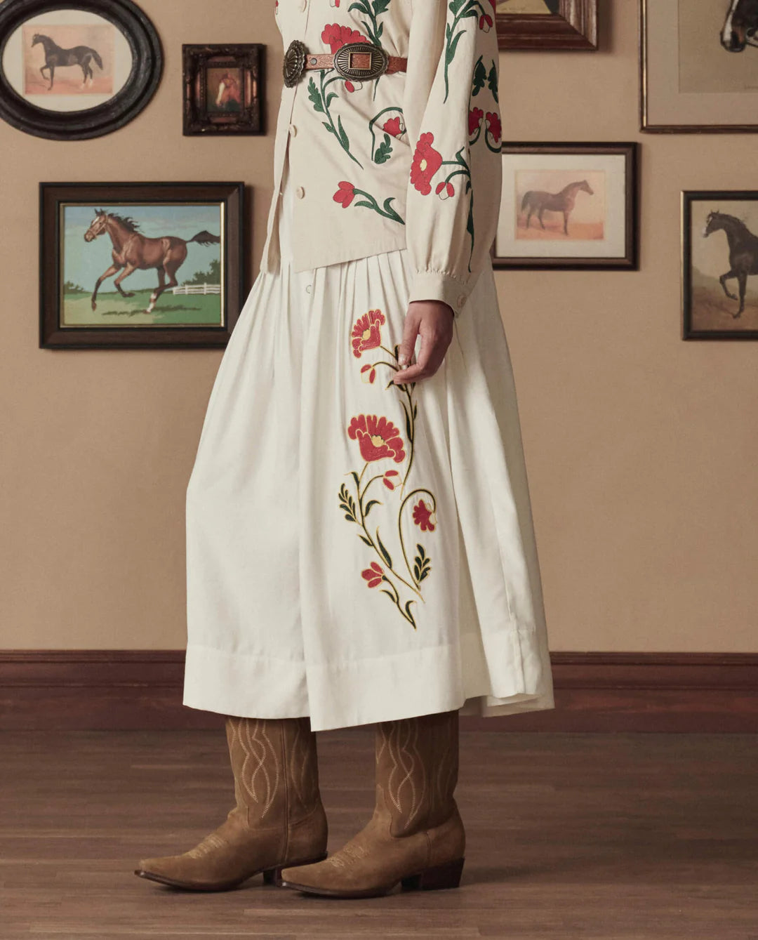 The Cowboy Boot (Suede). Tan