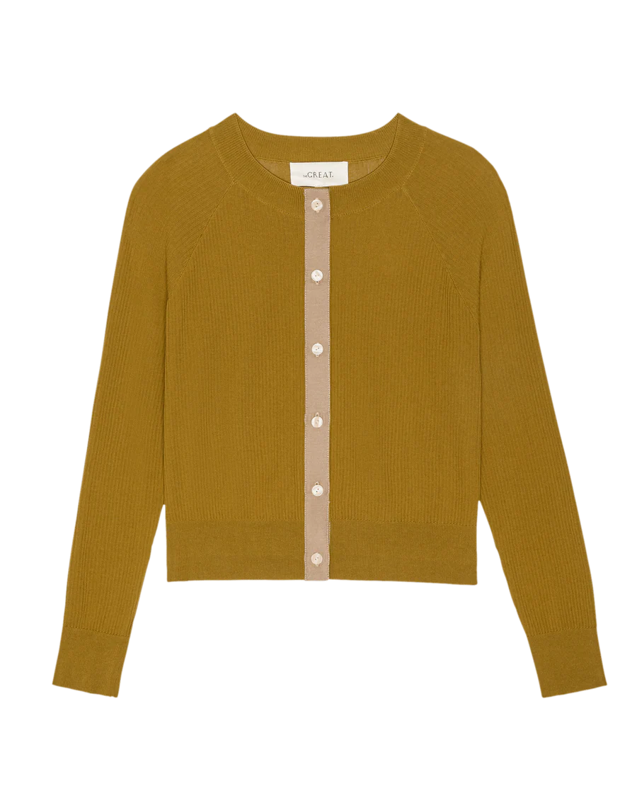 The Dainty Cardigan. Suntan